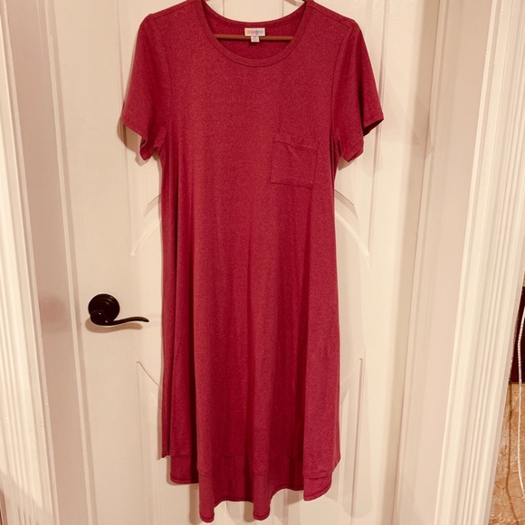 LuLaRoe Dresses & Skirts - EUC LuLaRoe Carly Dress Pink Heather